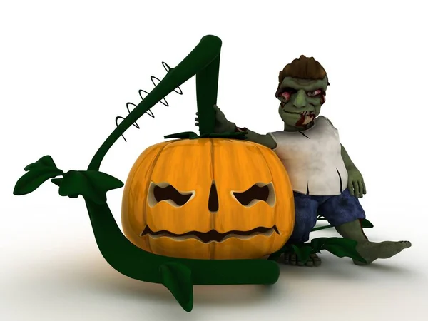 Cartoon Zombie Character — Stock Photo, Image