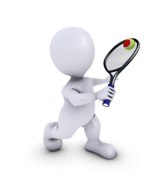 Morph Man Tenis Oynuyor