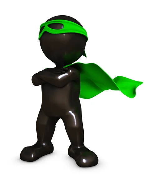 3D morph Man super bohater — Zdjęcie stockowe