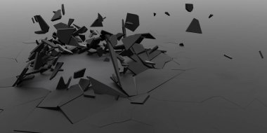 3d Shatter Soyut Duvar Kağıdı Arka Plan