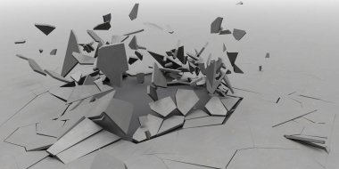 3d Shatter Soyut Duvar Kağıdı Arka Plan