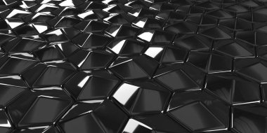 3d Geometrik Soyut Altıgen Duvar Kağıdı Arka Plan