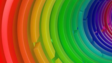 3D geometrik arka plan