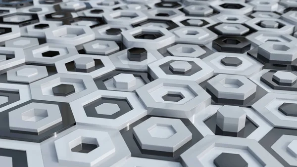 Hex Abstract Background — Stock Photo, Image