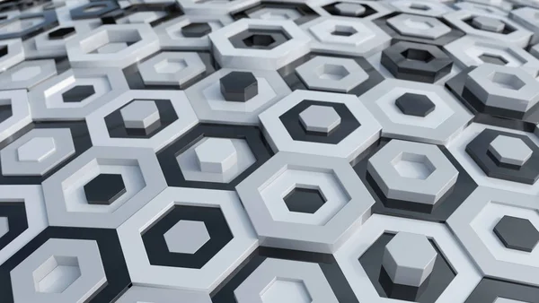 Hex Abstract Background — Stock Photo, Image