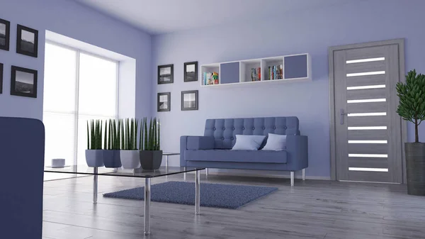 Interiér obývacího pokoje — Stock fotografie