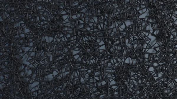3D-рендер абстрактных хаотических элементов — стоковое фото