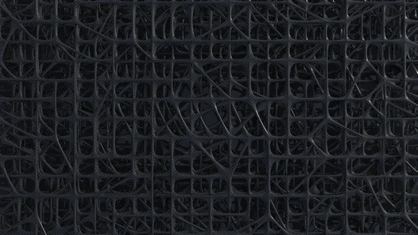 3D-рендер абстрактных хаотических элементов — стоковое фото