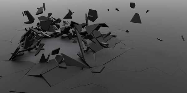 Абстрактный фон обоев 3D Shatter
