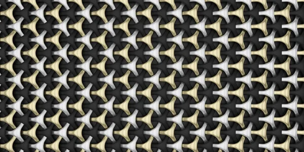 3D abstract geometrisch weven patroon — Stockfoto