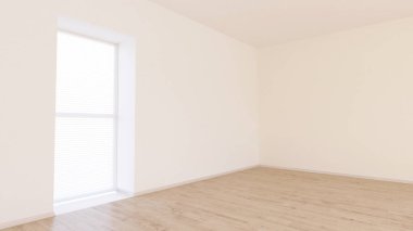 3d Çağdaş Boş Oda