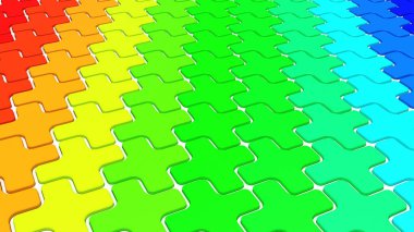 3D geometrik arka plan