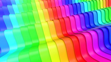 3D geometrik arka plan