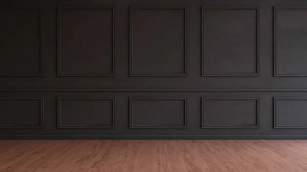 3D samtida tomt rum — Stockfoto