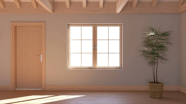 3D současný obývací pokoj interiér a moderní nábytek — Stock fotografie