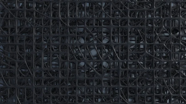 3D Render de elementos caóticos abstractos — Foto de Stock
