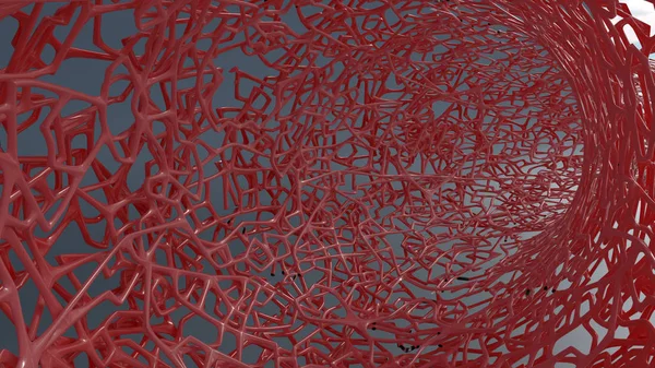 Rendre 3D des éléments chaotiques abstraits — Photo