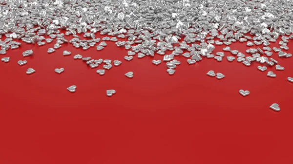 3D Render of Valentine 's Day background — стоковое фото