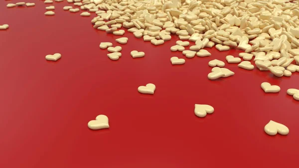 3D Render Walentynki tło — Zdjęcie stockowe