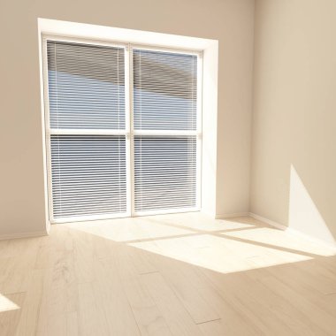 3d Çağdaş Boş Oda