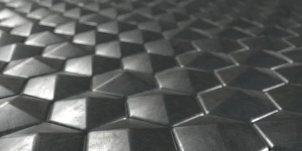 Fondo de pantalla geométrico abstracto hexagonal 3D —  Fotos de Stock