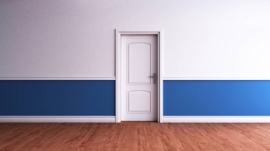 3d Çağdaş Boş Oda