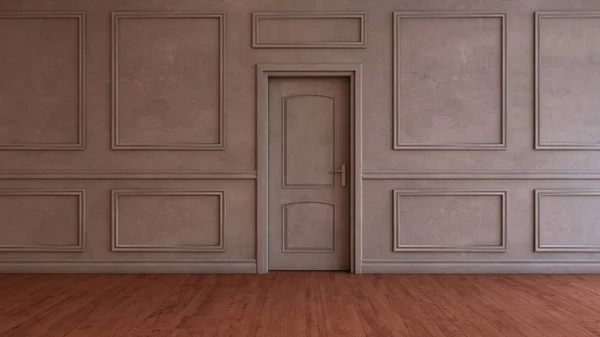 3D Contemporary pusty pokój — Zdjęcie stockowe