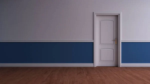 3D Contemporary Empty Room — Stock Photo, Image