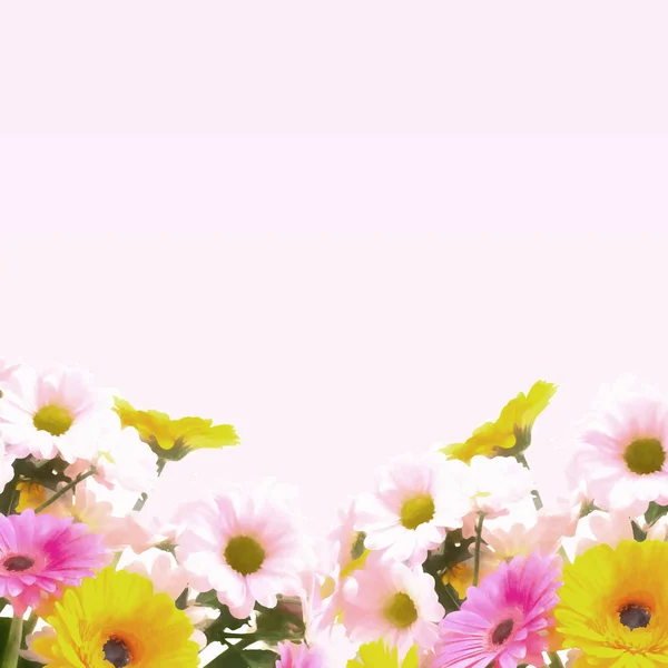Acquerello fiori sfondo — Vettoriale Stock