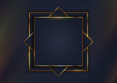 Altın çerçeveli zarif arka plan