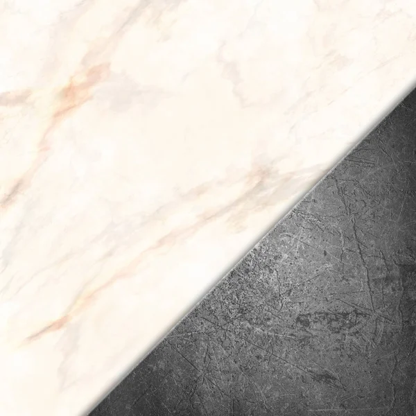 Grunge metal on a marble stone texture — Stock Photo, Image