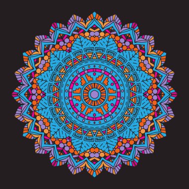 Soyut renkli mandala arka plan 