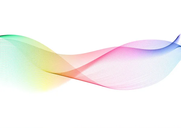 Ondas de arco iris — Vector de stock