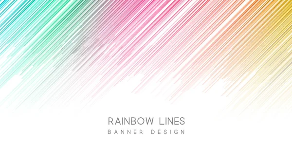 Desain banner warna-warni - Stok Vektor