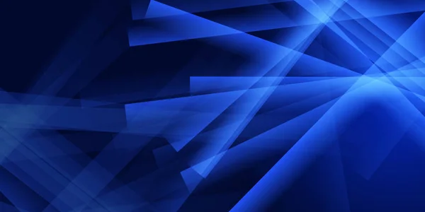 Abstracte blauwe banner ontwerp — Stockvector
