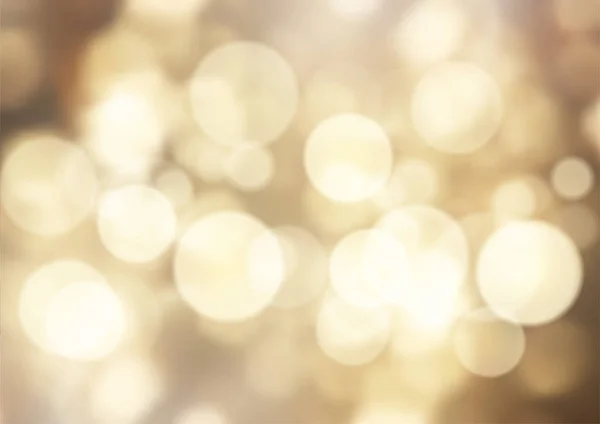 Goldene Bokeh Lichter Hintergrund — Stockvektor