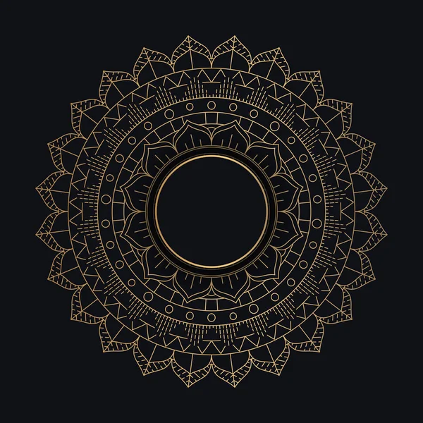 Design decorativo mandala — Vetor de Stock