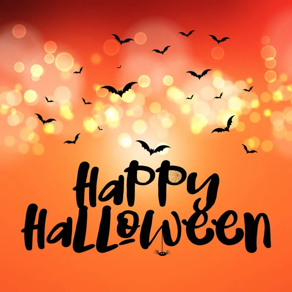 Glad Halloween bakgrund — Stock vektor