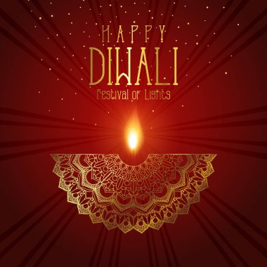 Dekoratif Diwali arka plan