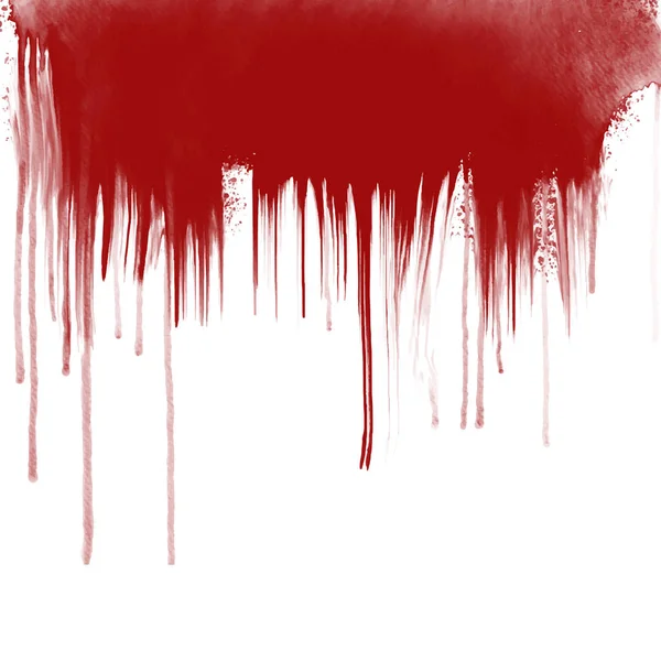 Blood drips on white background — Stock Vector