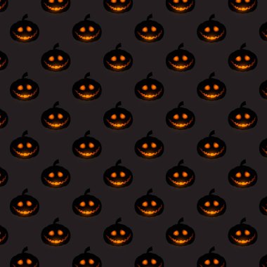 Cadılar Bayramı Balkabağı desen arka plan 