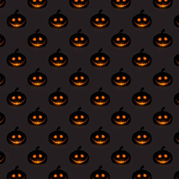 Halloween Kürbis Muster Hintergrund — Stockvektor