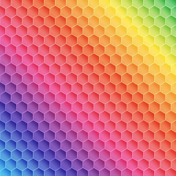 Diseño de patrón temático de arco iris abstracto — Archivo Imágenes Vectoriales