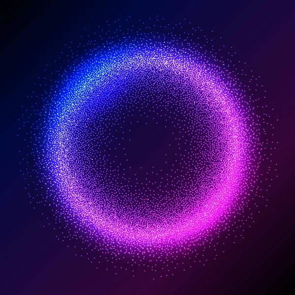 Fond de particules lumineuses — Image vectorielle