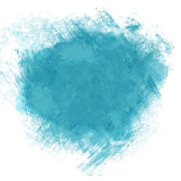 Teal watercolour spplatter — 图库矢量图片