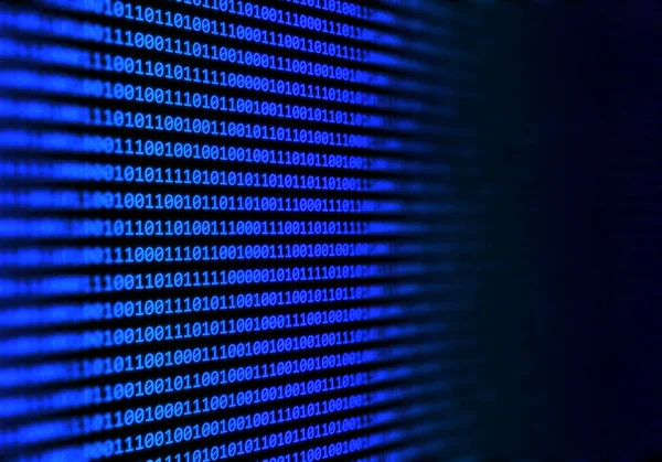 Abstract binary code background — Stock Photo, Image