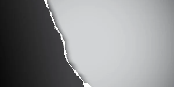 Modèle Bannière Avec Dessin Papier Déchiré — Image vectorielle