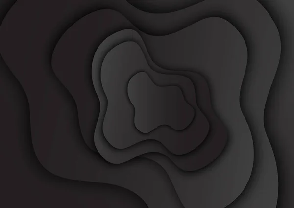 Contour Abstrait Carte Fond Conception — Image vectorielle