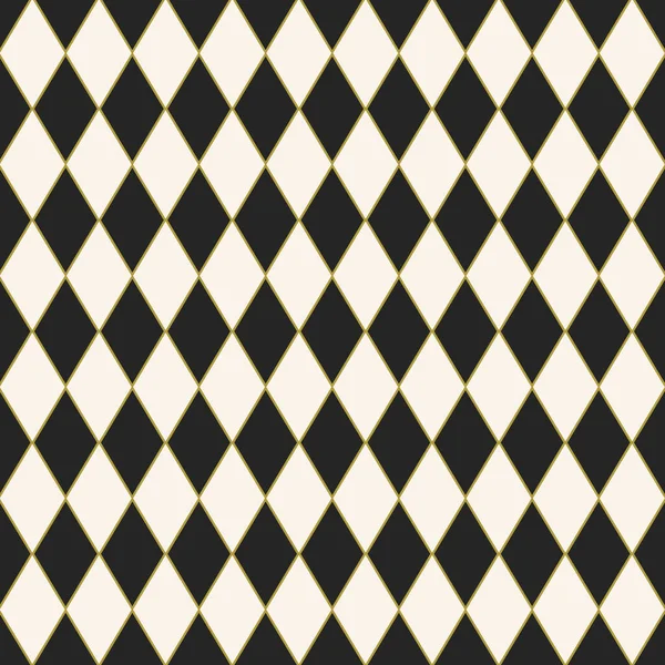 Seamless Tiled Background Harlequin Pattern Design — Stock Vector