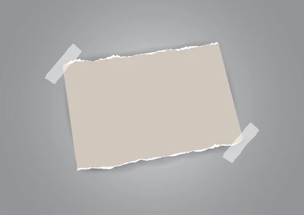 Гранж Стиль Фону Розірваним Папером Дизайном Стрічки — стоковий вектор